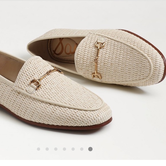 Sam Edelman Linen Raffia Loraine Bit Loafer - Picture 1 of 4